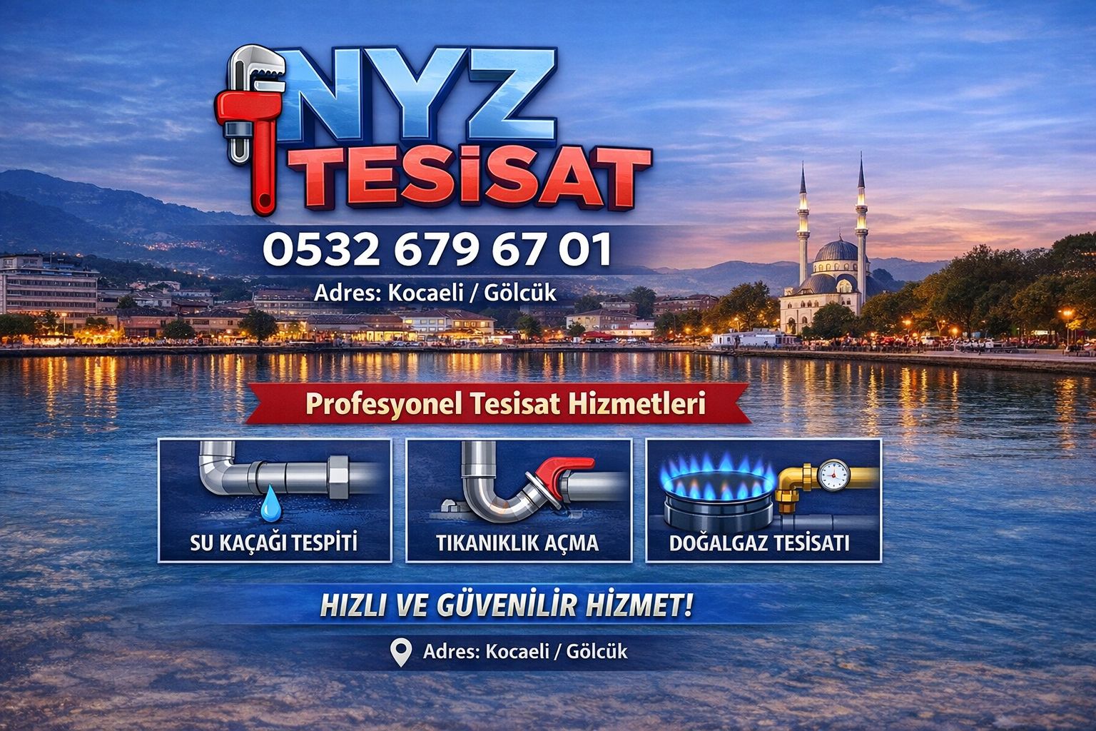 Gölcük Halıdere Su Tesisatçısı